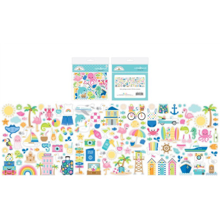 Doodlebug Design Summer Fun Odds & Ends 80 pezzi