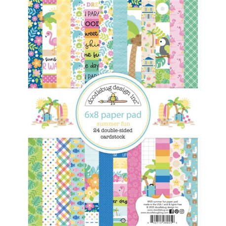 Doodlebug Design Summer Fun Paper Pad 6x8