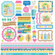 Doodlebug Design Summer Fun Paper Pack 30x30cm