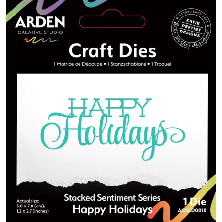ARDEN Creative Studio Happy Holidays Craft Dies