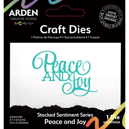 ARDEN Creative Studio Peace and Joy Craft Dies
