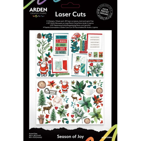 ARDEN Creative Studio Season of Joy Essentials Laser Cuts (107pz)