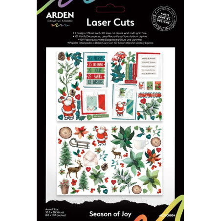 ARDEN Creative Studio Season of Joy Essentials Laser Cuts (107pz)