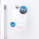Button Press Adhesive Magnets 6pz We R Memory Keepers