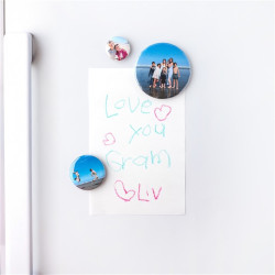 Button Press Adhesive Magnets 6pz We R Memory Keepers