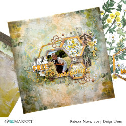 49 and Market Botanical Buzz Die-Cut Elements 50pz