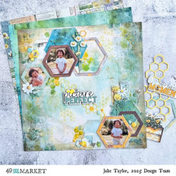 49 and Market Botanical Buzz Die-Cut Elements 50pz