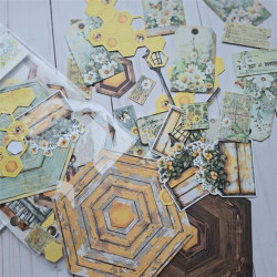 49 and Market Botanical Buzz Die-Cut Elements 50pz