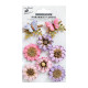 Little Birdie Arcadia Paper Flowers Fairy Sparkle 8pz