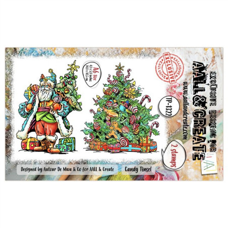 AALL & Create Stamp Set A6 1322 Candy Tinsel