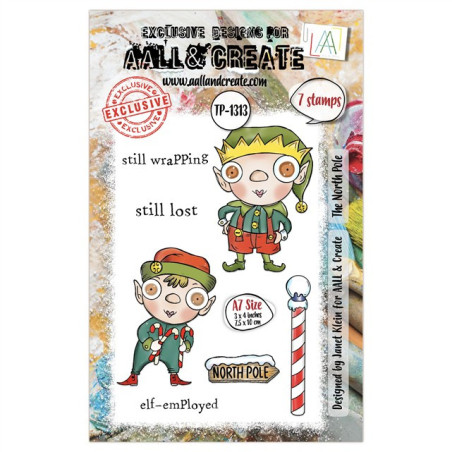 AALL & Create Stamp Set A7 1313 The North Pole