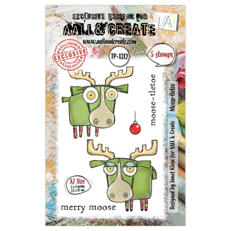 AALL & Create Stamp Set A7 1312 Moose-tletoe