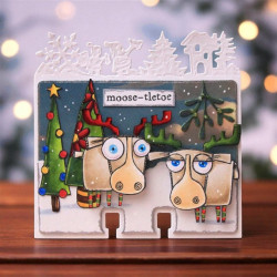 AALL & Create Stamp Set A7 1312 Moose-tletoe