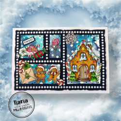 AALL & Create Stamp Set A7 1318 Candy Lane
