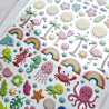 Doodlebug Design Summer Fun Puffy Icons Stickers