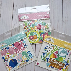 Doodlebug Design Summer Fun Odds & Ends 80 pezzi