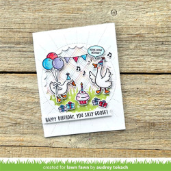 LAWN FAWN Silly Goose! Clear Stamps
