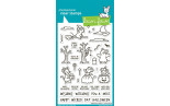 LAWN FAWN Halloween Mice Clear Stamps