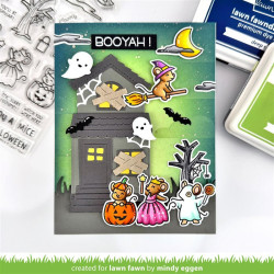LAWN FAWN Halloween Mice Clear Stamps