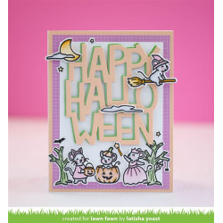 LAWN FAWN Halloween Mice Clear Stamps