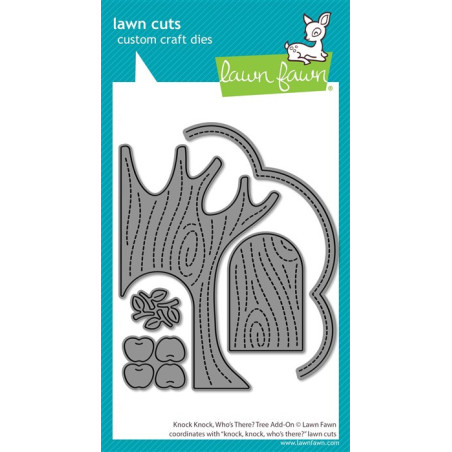 LAWN FAWN Knock Knock, Who's There? Tree Add-On Cuts