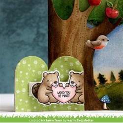 LAWN FAWN Knock Knock, Who's There? Tree Add-On Cuts