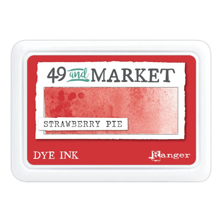 49 and Market Dye Ink Pad Strawberry Pie