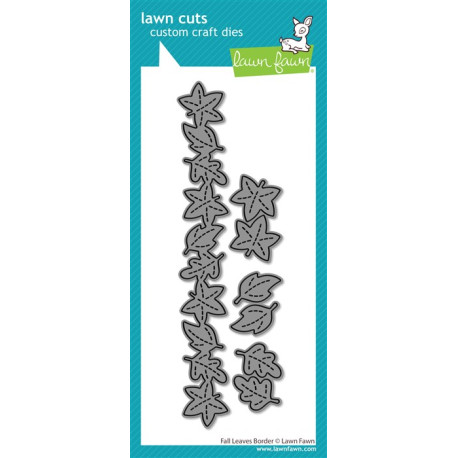 LAWN FAWN Fall Leaves Border Cuts