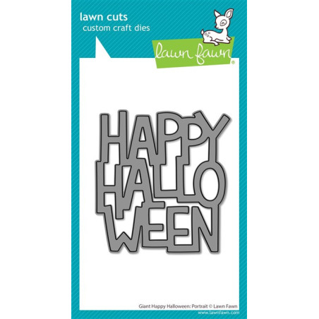 LAWN FAWN Giant Happy Halloween: Portrait Cuts
