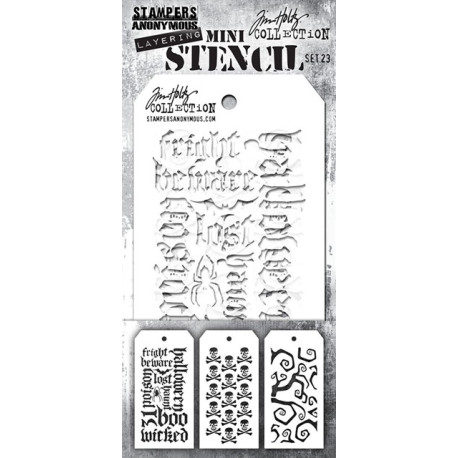 Tim Holtz Mini Layered Stencil Set 23