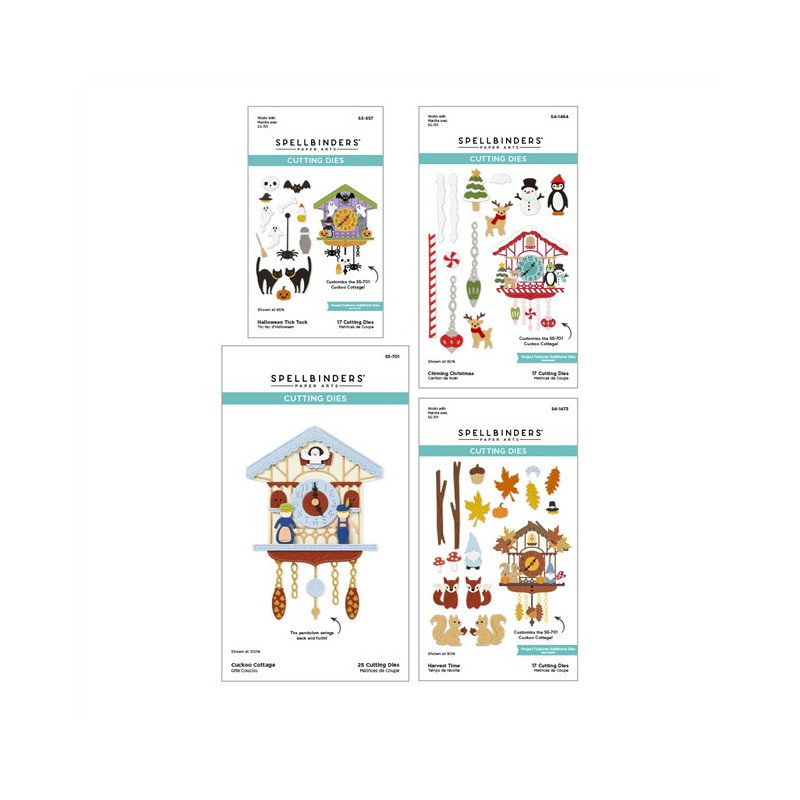 Spellbinders Cuckoo Cottage Die Bundle