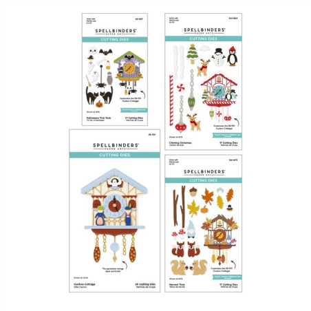 Spellbinders Cuckoo Cottage Die Bundle