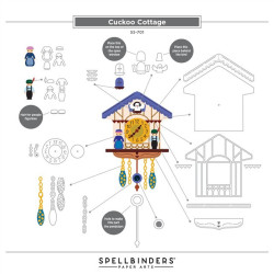 Spellbinders Cuckoo Cottage Die Bundle