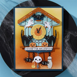 Spellbinders Halloween Tick Tock Etched Dies