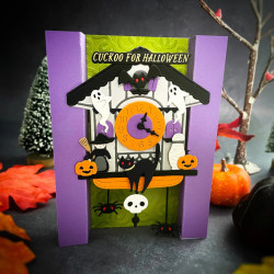 Spellbinders Halloween Tick Tock Etched Dies