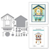 Spellbinders Cuckoo Cottage Etched Dies