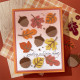 PREORDINE!! Spellbinders Falling Leaves Etched Dies