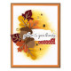 PREORDINE!! Spellbinders Falling Leaves Etched Dies