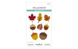 PREORDINE!! Spellbinders Falling Leaves Etched Dies