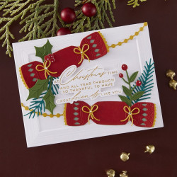 Spellbinders Christmas Cracker Etched Dies