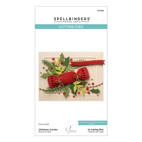 Spellbinders Christmas Cracker Etched Dies
