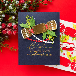 Spellbinders Christmas Cracker Etched Dies