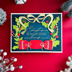 Spellbinders Christmas Cracker Etched Dies