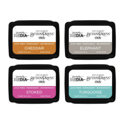 Spellbinders Dina's Faves BetterPress Ink Mini Set by Dina Wakley 4pezzi