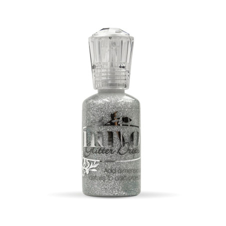 Nuvo Glitter Drops Silver moondust