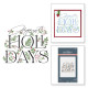 Spellbinders Happiest Holidays Registration Press Plate Set