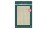 Spellbinders Linen 3D Embossing Folder from the Texture & Foliage Collection by Suzanne Hue