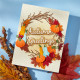 Spellbinders Autumn Greetings Wreath Etched Dies
