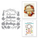 Spellbinders Autumn Greetings Wreath Etched Dies