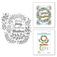 PREORDINE!! Spellbinders Seasonal Wreath Foliage Etched Dies